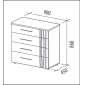 Оригинальный комод Бриз 54.08