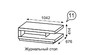 Журнальный стол Люмен №11